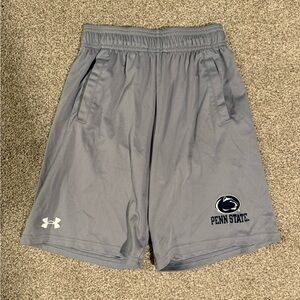 Under Armour Steel Gray Athletic Shorts
